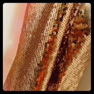 Rose Champagne Glittering Party Dress